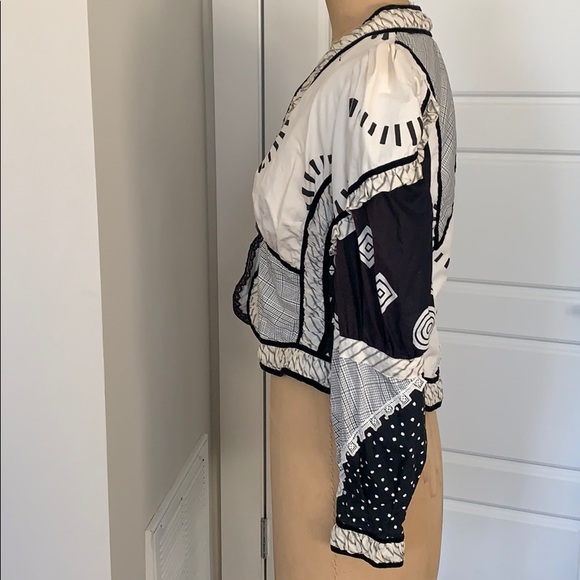 Vintage patchwork cotton jacket - Picture 4 of 9